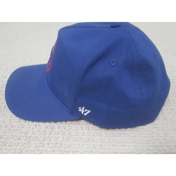 Chicago Cubs Hat Cap Snapback Blue Cooperstown Collection Patch MLB One Size - Picture 3 of 9